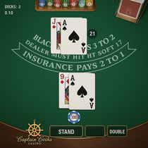 CaptainCooks - Blackjack Table Game - Classic Card Game