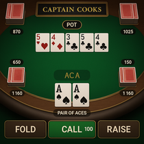 CaptainCooks - Poker Table Game - Texas Hold'em